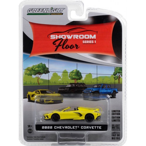 Greenlight Showroom Floor Series 1 - 2022 Chevrolet Corvette C8 Convertible