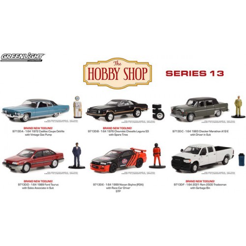 Greenlight The Hobby Shop Series 13 - Six Car Set