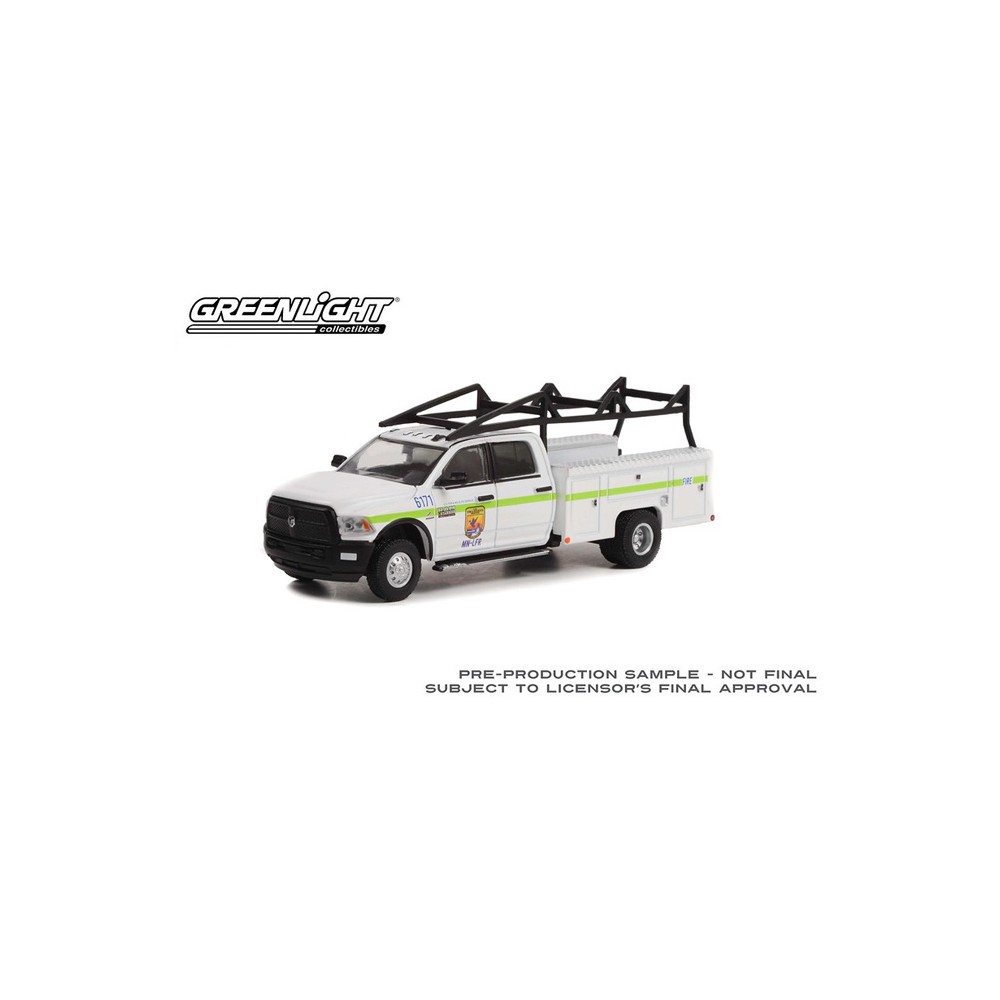 Greenlight Dually Drivers Series 10 - 2018 RAM 3500 Dually with Service Bed