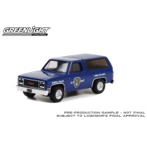 Greenlight Hobby Exclusive - 1990 GMC Jimmy Conrail Police K-9 Unit