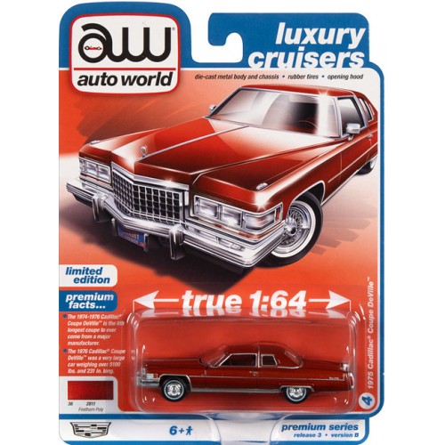 Auto World Premium 2022 Release 3B - 1975 Cadillac Coupe DeVille