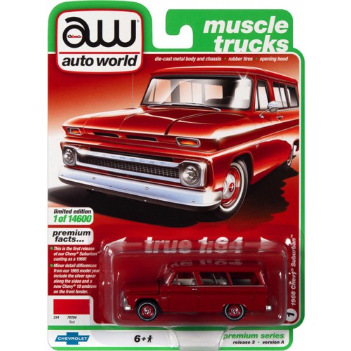 Auto World Premium 2021 Release 3A - 1966 Chevy Suburban