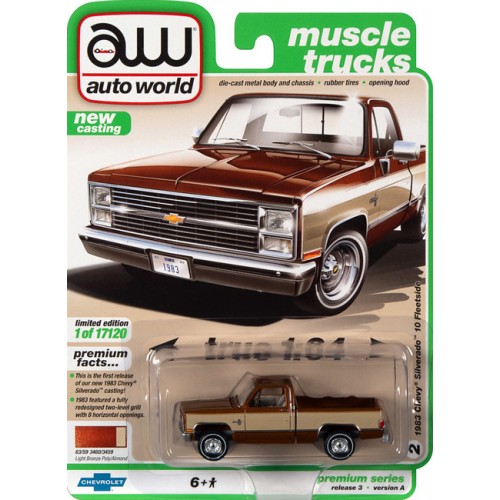Auto World Premium 2021 Release 3A - 1983 Chevy Silverado 10 Fleetside