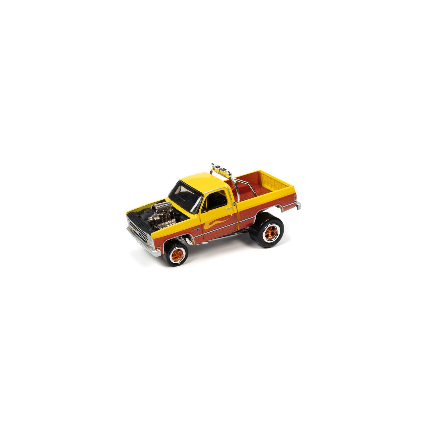 Johnny Lightning Street Freaks 2022 Release 1A - 1985 Chevy Silverado C10 Fleetside