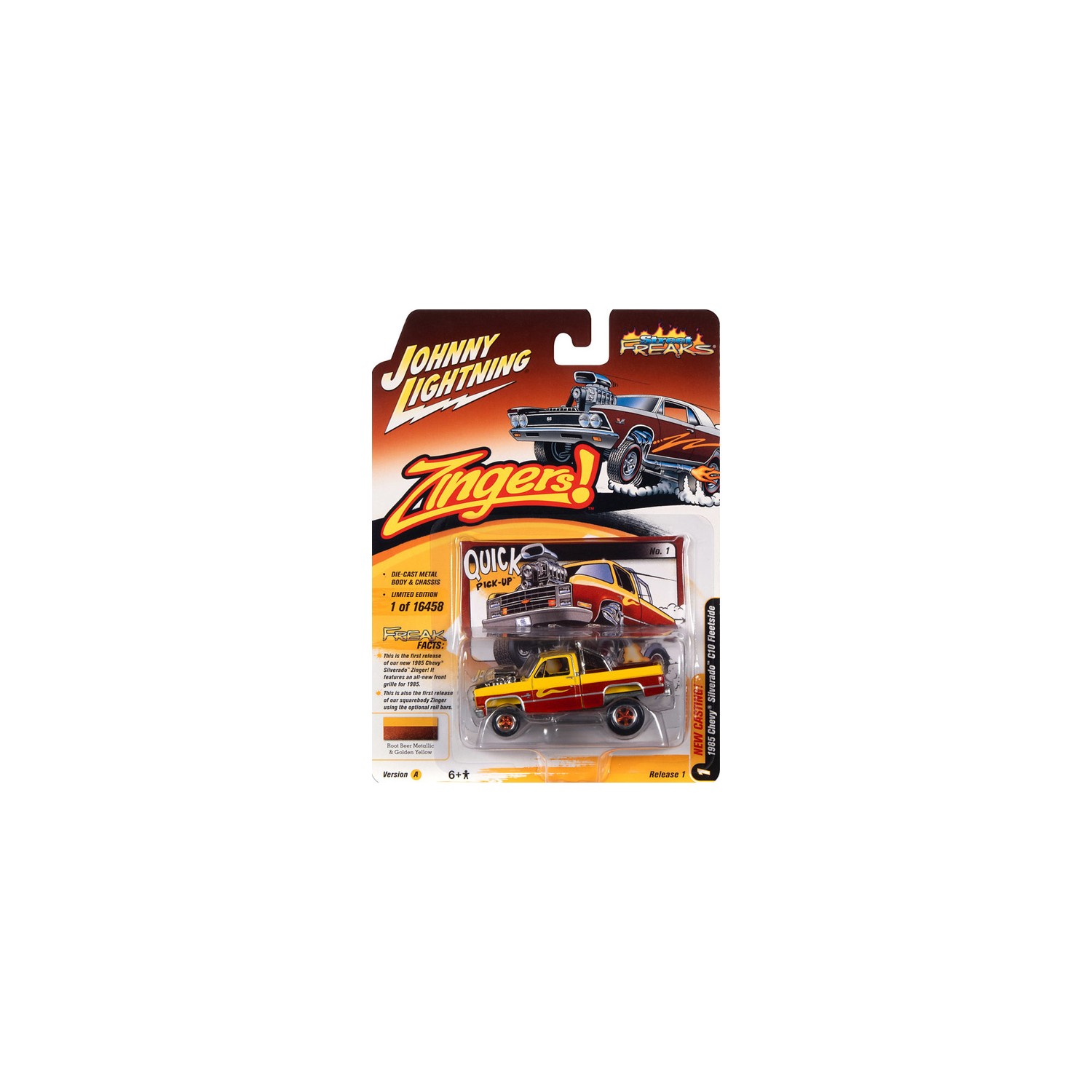 Johnny Lightning Street Freaks 1985 Chevy Silverado C10 Fleetside