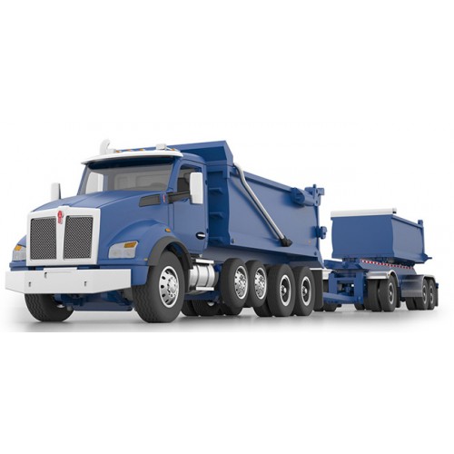 DCP by First Gear - Kenworth T880 Rogue Dump Body and Rogue Dump Trailer