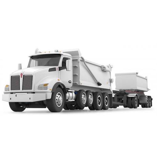 DCP by First Gear - Kenworth T880 Rogue Dump Body and Rogue Dump Trailer