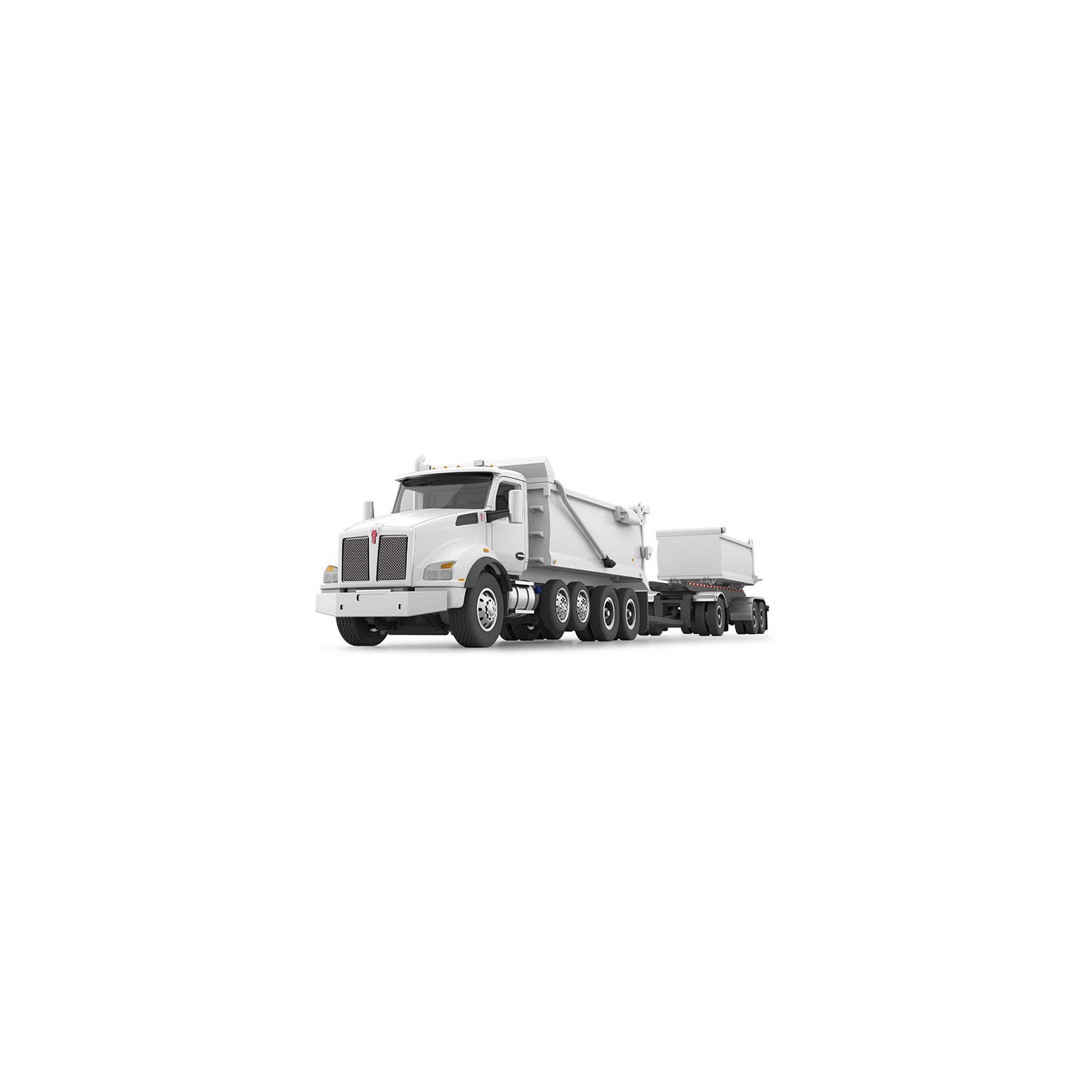 DCP by First Gear - Kenworth T880 Rogue Dump Body and Rogue Dump Trailer