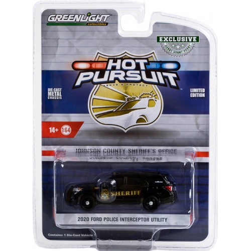 Greenlight Hot Pursuit Hobby Exclusive - 2020 Ford Police Interceptor Utility Johnson County Sheriff