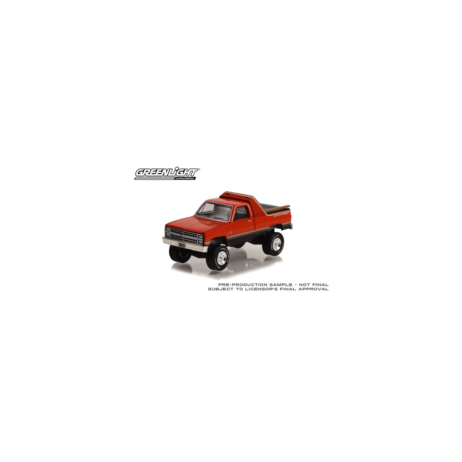 Greenlight Hobby Exclusive - 1984 Chevrolet K-10 Scottsdale 4x4 Sno Chaser