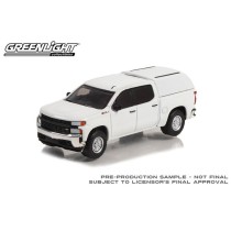Greenlight Blue Collar Series 11 - 2022 Chevrolet Silverado W/T with Camper Shell