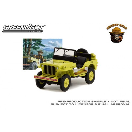 Greenlight Smokey Bear Series 1 - 1942 Willys MB Jeep