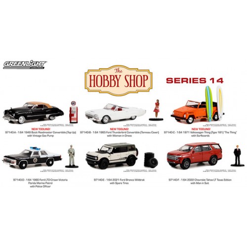 Greenlight The Hobby Shop Series 14 - Six Car Set