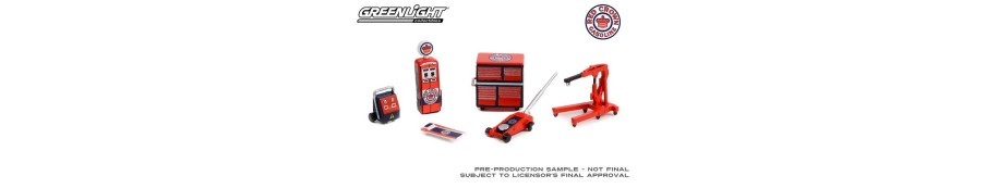 Greenlight Collectibles Shop Tools, Tire Packs,  and People Packs